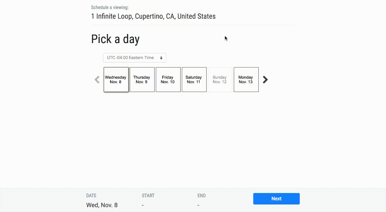 Easy scheduling pages